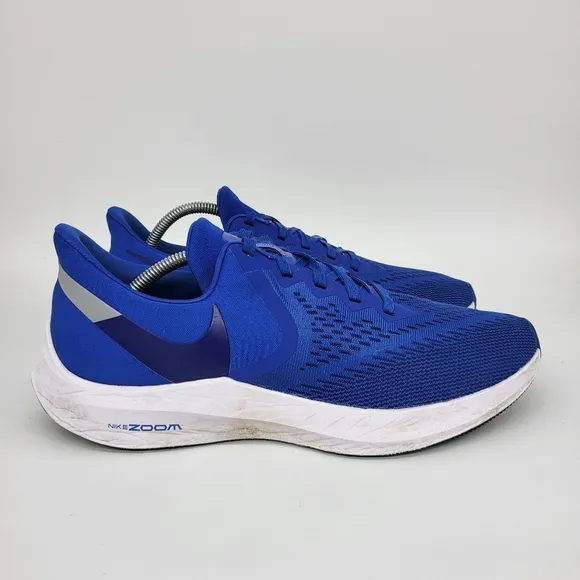 Nike Air Zoom Winflo 6 Game Royal Men's Running Shoes Size 10.5