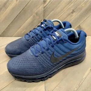 Nike‎ Air Max 2017 Running Shoes Mens Size 9 Binary Blue Black Athletic Sneakers