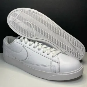 Nike Blazer Low LE Triple White Womens Size 10 Athletic Sneakers AV9370-111