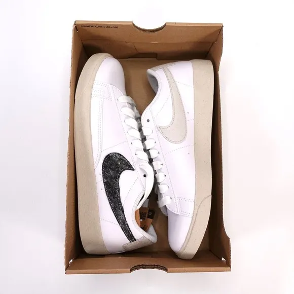Nike Blazer Low SE Wool Pack White Black DA4934 100 Womens Shoes Size 8.5 New