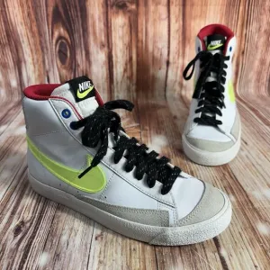 Nike BLAZER Mid 77 White Mystic Youth Size 7Y Athletic Shoes Sneakers Boys Girls