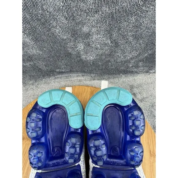 Nike Boys Air Vapormax Flyknit 3 Size 6Y Shoes Gray Blue Running Sneakers