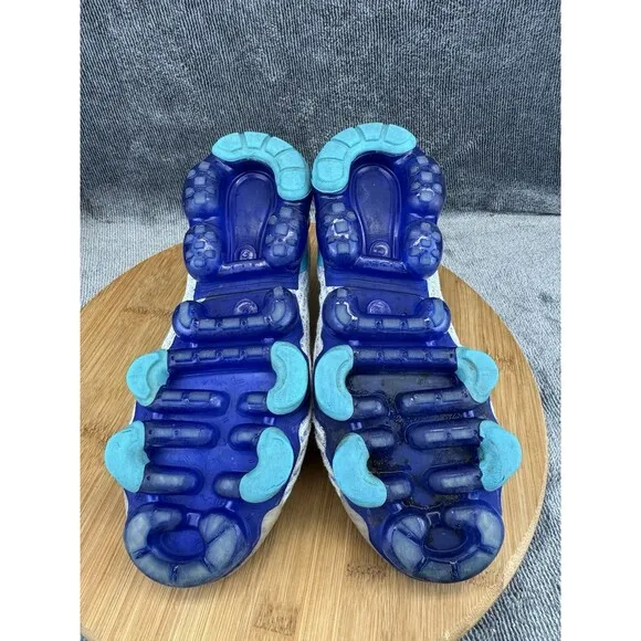 Nike Boys Air Vapormax Flyknit 3 Size 6Y Shoes Gray Blue Running Sneakers
