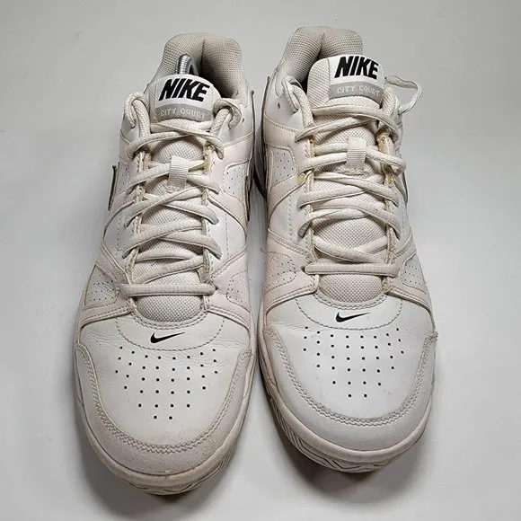 Nike City Court VII Mens 10 White Casual Walking Shoes Athletic 488141-100