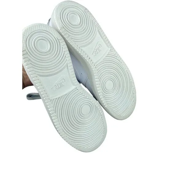 Nike Court Vision Low CD5434-100 Triple White AF1 Sneakers Womens SZ 9.5