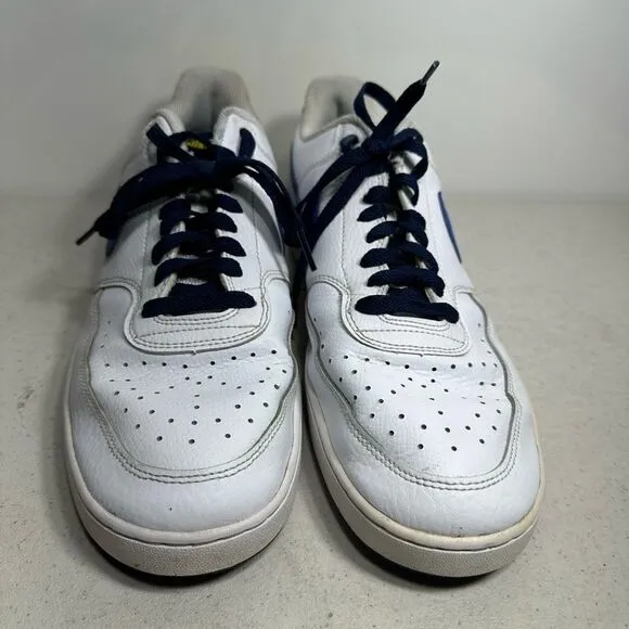 Nike Court Vision Shoes Sneakers White Royal Blue Void DM1187-102 Mens Sz 12 M