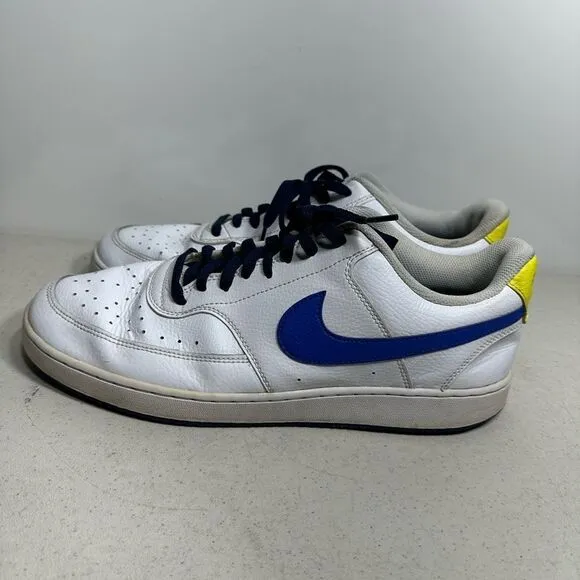 Nike Court Vision Shoes Sneakers White Royal Blue Void DM1187-102 Mens Sz 12 M