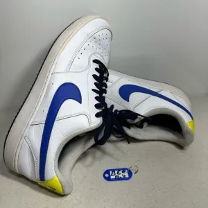 Nike Court Vision Shoes Sneakers White Royal Blue Void DM1187-102 Mens Sz 12 M