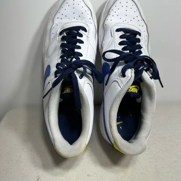 Nike Court Vision Shoes Sneakers White Royal Blue Void DM1187-102 Mens Sz 12 M