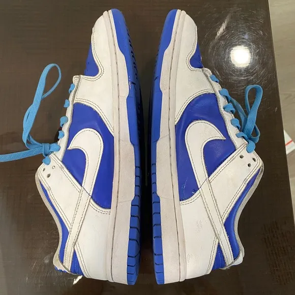 Nike Dunk Low Racer Blue White Sneakers Shoes Men's 10.5