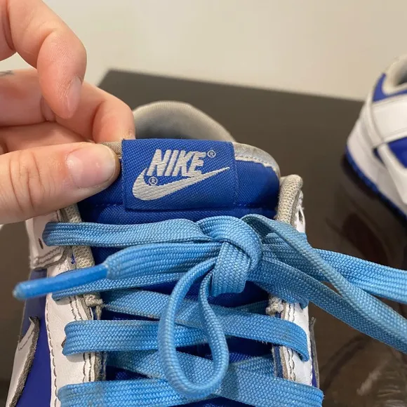 Nike Dunk Low Racer Blue White Sneakers Shoes Men's 10.5