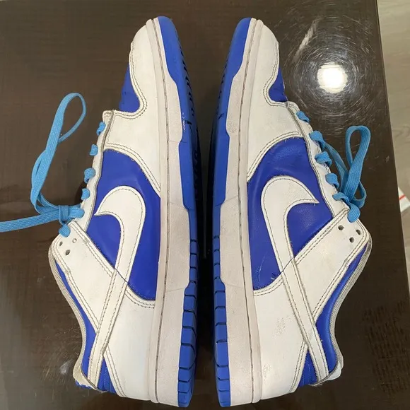 Nike Dunk Low Racer Blue White Sneakers Shoes Men's 10.5