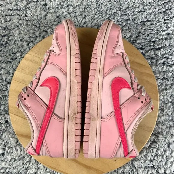 Nike Dunk Low Sneaker GS Kids 4Y/Womens 5.5 Triple Pink‎ Barbie Shoes DH9765-600