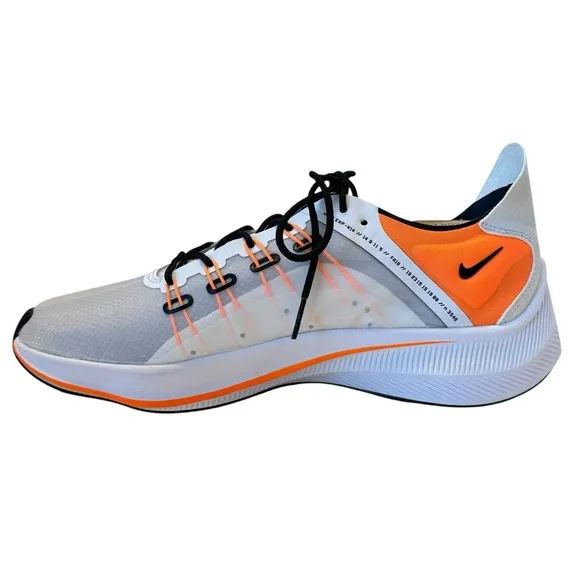 Nike EXP-X14 SE WORN ONCE White Total Orange Black Running AO3095-100 Men's 11