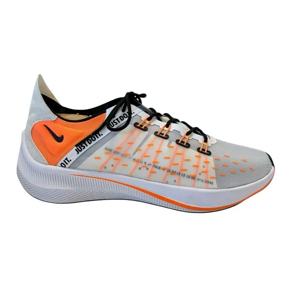 Nike EXP-X14 SE WORN ONCE White Total Orange Black Running AO3095-100 Men's 11