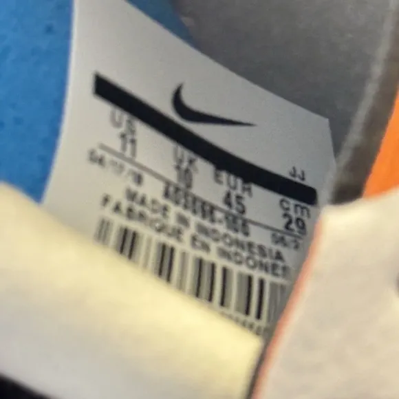 Nike EXP-X14 SE WORN ONCE White Total Orange Black Running AO3095-100 Men's 11