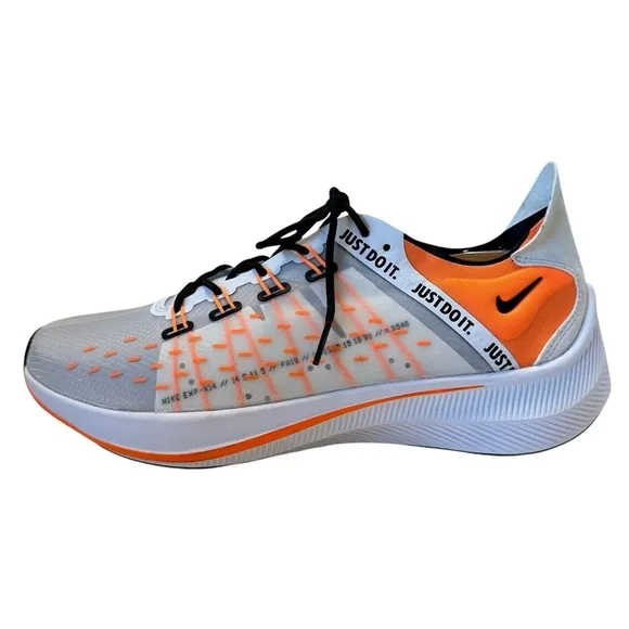 Nike EXP-X14 SE WORN ONCE White Total Orange Black Running AO3095-100 Men's 11