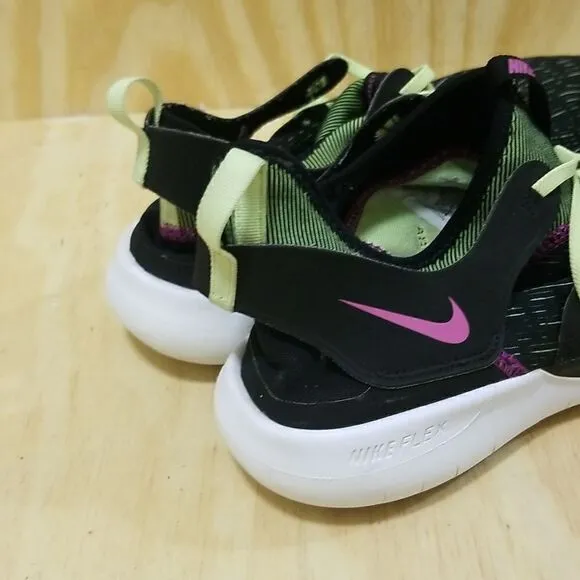 Nike Flex Contact 3 Running Shoes Black Multi-Color  Men's Size 13