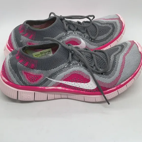 Nike Free 5.0 Flyknit Running Shoes 8.5