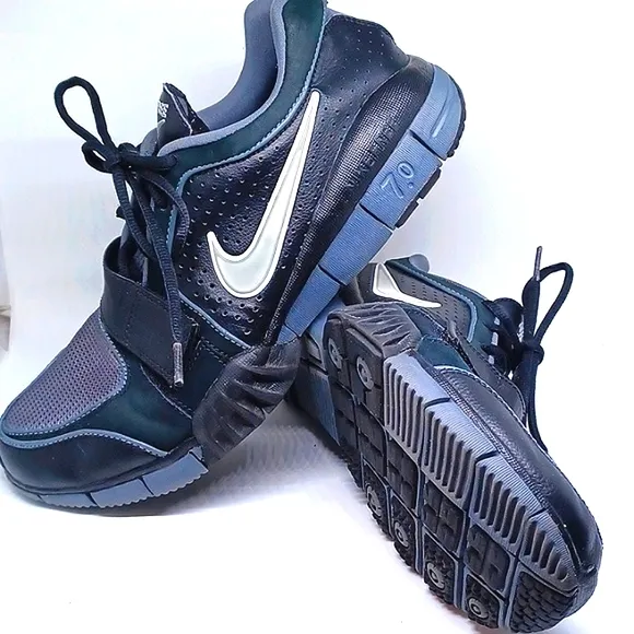 Nike Free 7.0 Sneakers, Black &amp; Grey,‎ Size 9.5