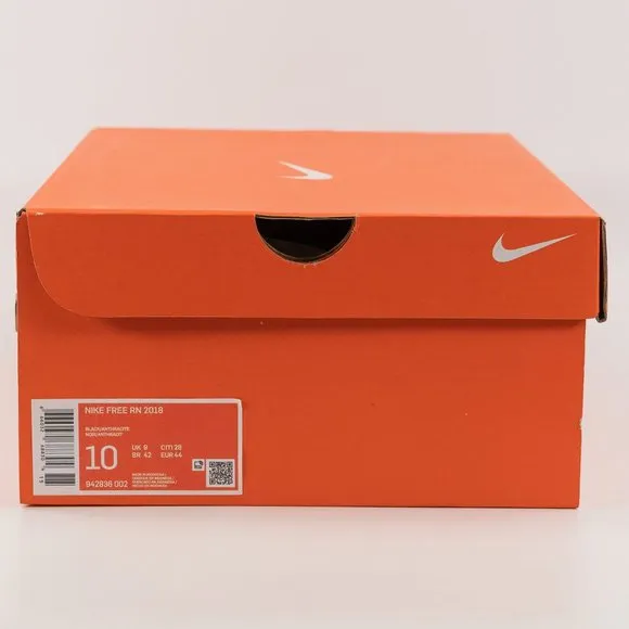 Nike Free RN 2018 'Triple Black' 942836-002 Running Multi Size