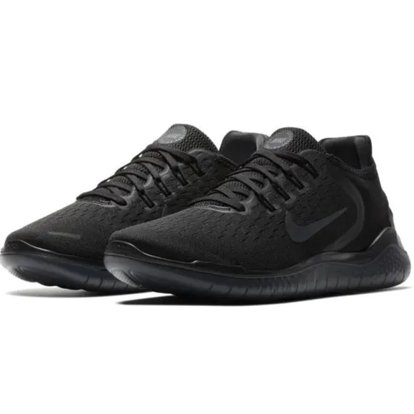 Nike Free RN 2018 'Triple Black' 942836-002 Running Multi Size