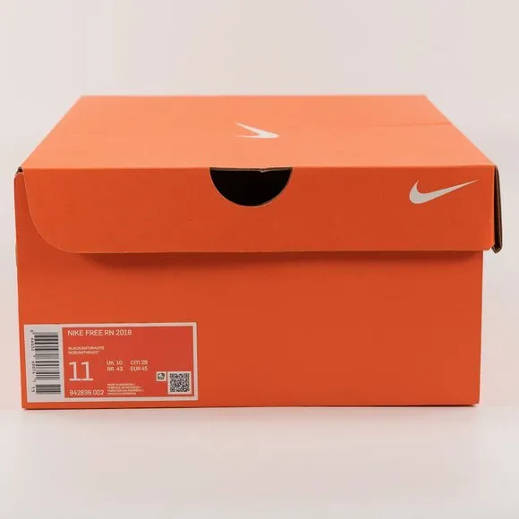 Nike Free RN 2018 'Triple Black' 942836-002 Running Multi Size