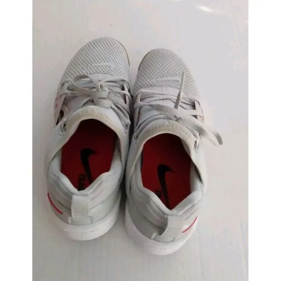 Nike Free Run Mesh Sneakers White Red Gum‎ Sole Athletic Training Running Shoes