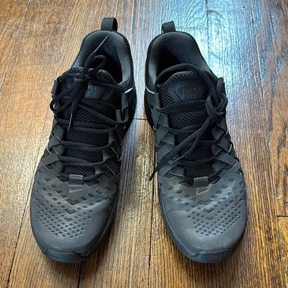 Nike Free Trainer 5.0 Mens Black Athletic Shoes Sneakers 579809-005 size 12