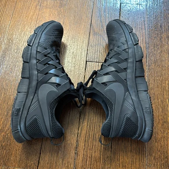 Nike Free Trainer 5.0 Mens Black Athletic Shoes Sneakers 579809-005 size 12