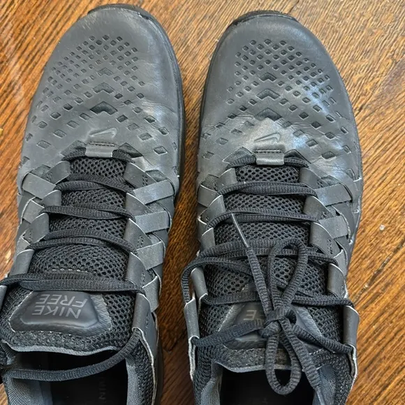 Nike Free Trainer 5.0 Mens Black Athletic Shoes Sneakers 579809-005 size 12