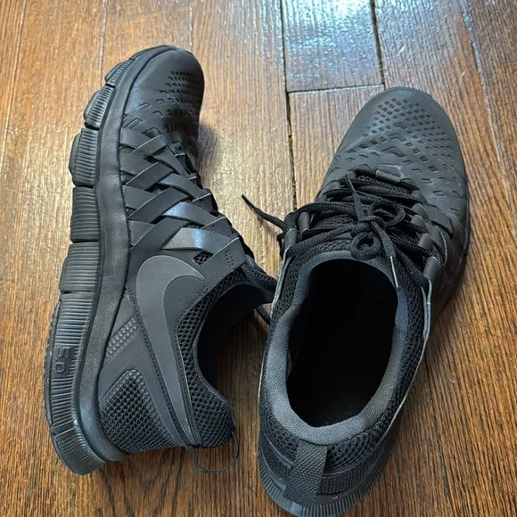 Nike Free Trainer 5.0 Mens Black Athletic Shoes Sneakers 579809-005 size 12