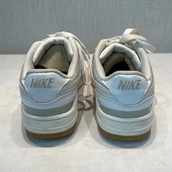 Nike Gamma Force Womens Sneakers White Beige Sz 8 Tennis Shoes