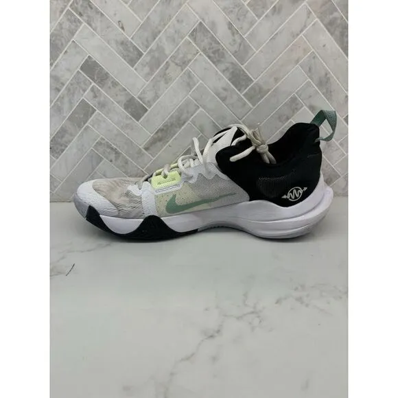 Nike Giannis Immortality 2 White Black Volt DM0825-101 Basketball Shoes Men's 13