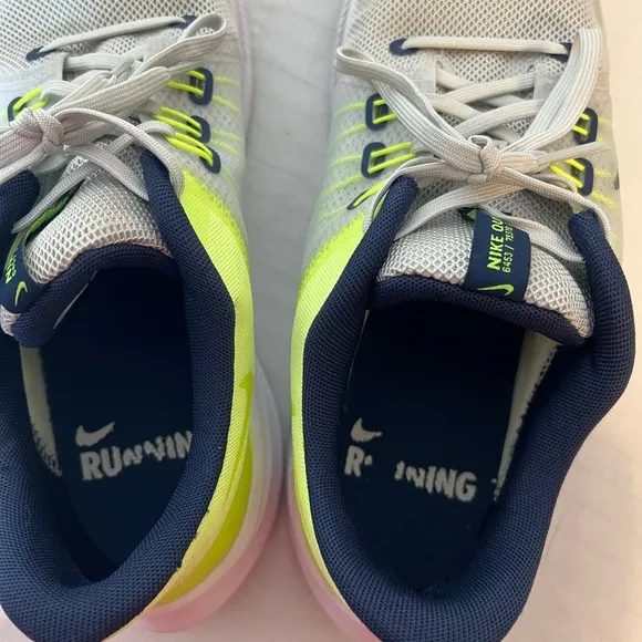 Nike Gray and Neon Yellow Running Shoes