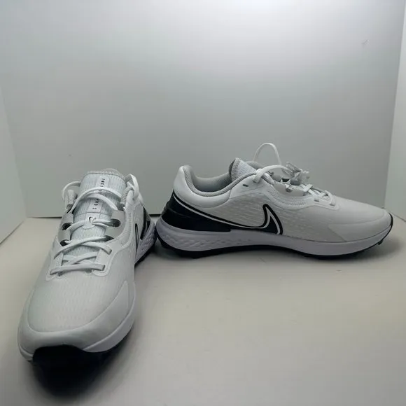 Nike Infinity Pro 2 Spikeless Golf Shoes White Black Men Size DJ5593-115