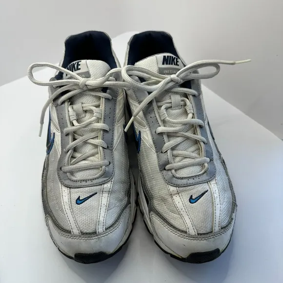 Nike Initiator White Obsidian Cool Gray Men's 10.5 Shoes Sneakers Y2K 394055-101