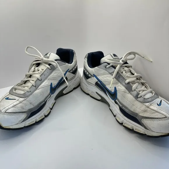 Nike Initiator White Obsidian Cool Gray Men's 10.5 Shoes Sneakers Y2K 394055-101