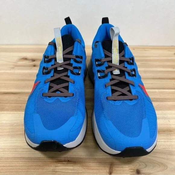Nike Juniper Trail 2 Trail running hiking shoes Mens 10.5 Light photo blue Red