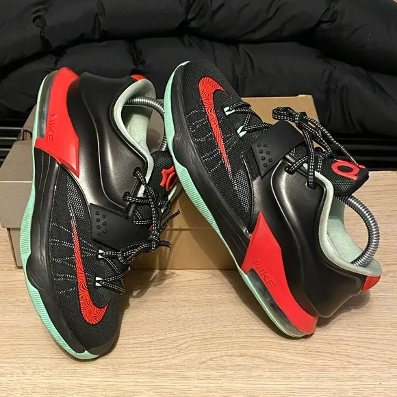 Nike KD VII Bad Apple Basketball Sneakers Shoes- Size 6.5 Y- 8 W