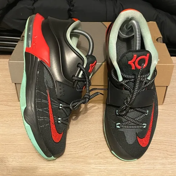 Nike KD VII Bad Apple Basketball Sneakers Shoes- Size 6.5 Y- 8 W