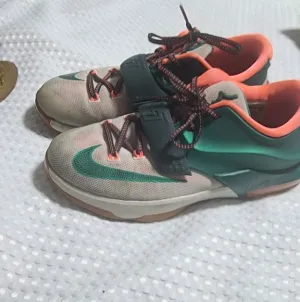 NIKE KD VII EUC YOUTH SZ 5.5Y EASY MONEY BASKETBALL SNEAKERS SHOES