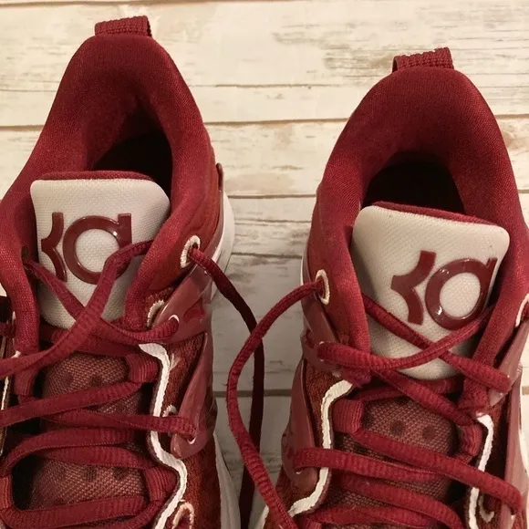 Nike Kevin Durant KD 15 TB Promo Low Team Basketball Sneakers Wine Red Size 6