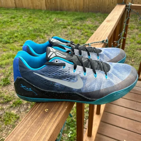 Nike Kobe 9 EM Premium Royal Blue Basketball Shoes Men’s Size 16