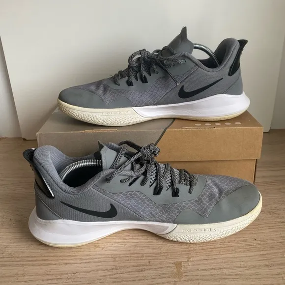 Nike Kobe Mamba Fury Wolf Grey/Black Men Running Shoes- Men 11