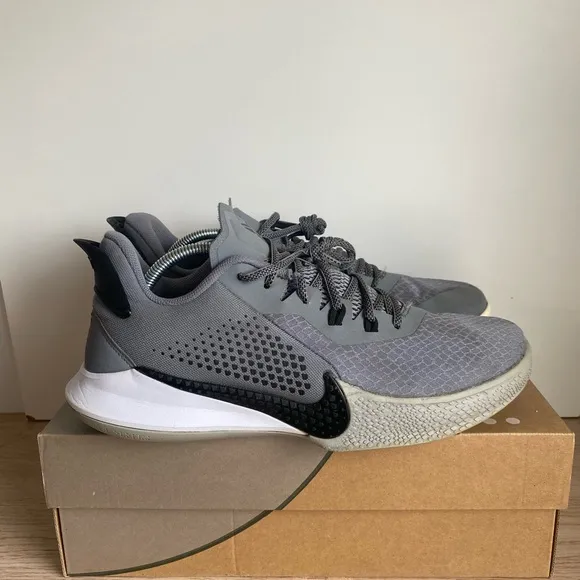 Nike Kobe Mamba Fury Wolf Grey/Black Men Running Shoes- Men 11