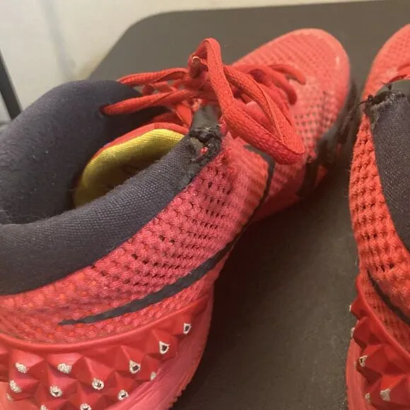 Nike Kyrie 1 Deceptive Red Black Yellow Size 9.5 Sneakers‎ Shoes 705277-606