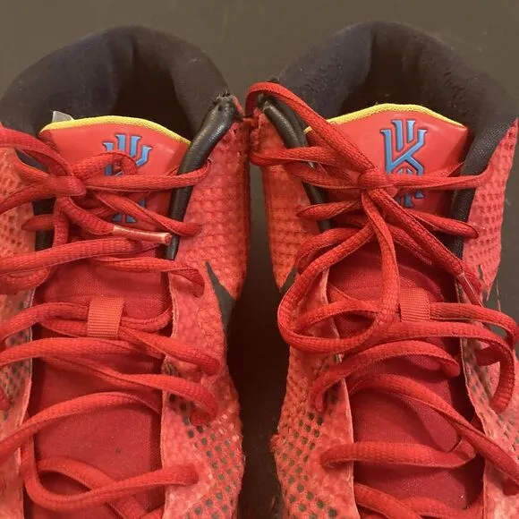 Nike Kyrie 1 Deceptive Red Black Yellow Size 9.5 Sneakers‎ Shoes 705277-606