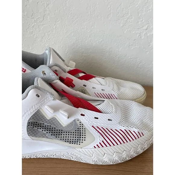Nike Kyrie Flytrap 5 White Red Grey Basketball Shoes Sneakers