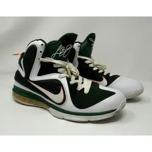 Nike Lebron James 9 Miami Hurricanes 2011 Sneakers Shoes Size 11.5 READ